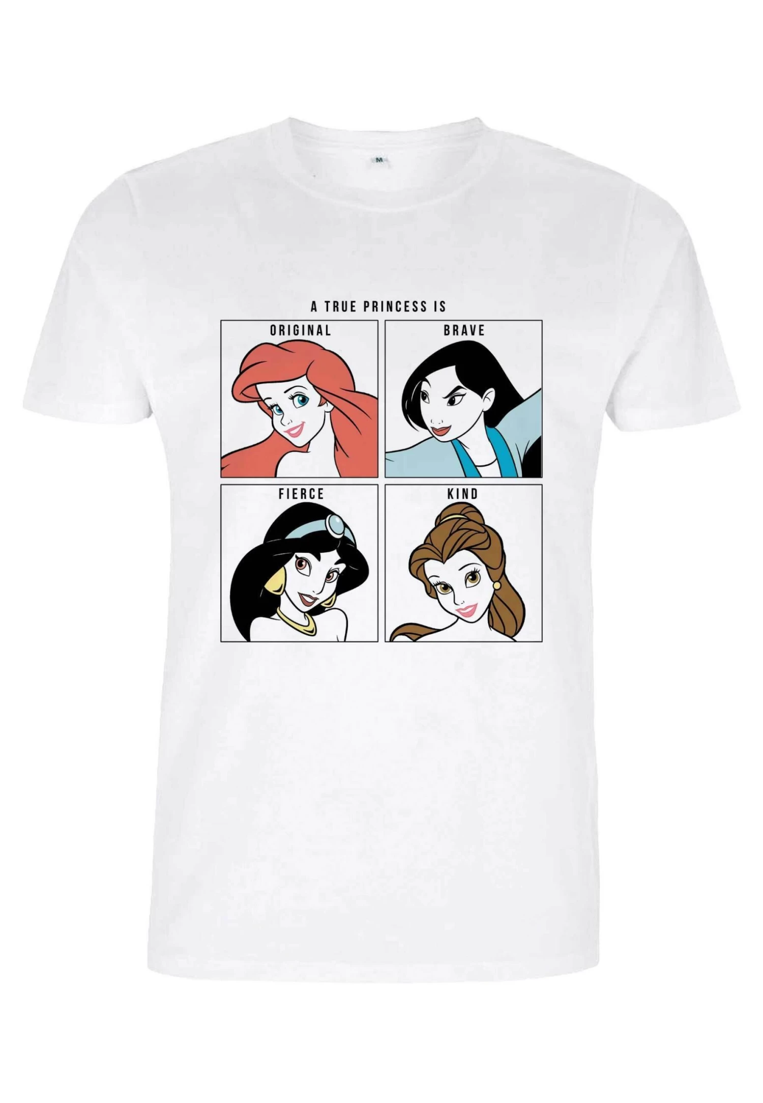Disney Princesses Portrait Power - T-Shirt Print - White 3 Disney Princesses Portrait Power - T-Shirt Print - White