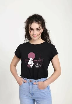 Disney The Aristocats Together In Paris - T-Shirt Print - Black 10 Disney The Aristocats Together In Paris - T-Shirt Print - Black -Disney e45127bc68734859b95b7a0b91a17198