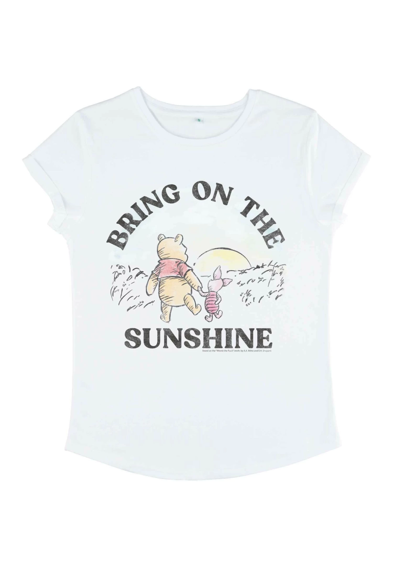 Disney Winnie The Pooh Bring On The Sunshine - T-Shirt Print - White 7 Disney Winnie The Pooh Bring On The Sunshine - T-Shirt Print - White - Afbeelding 5