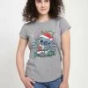 Disney Classics Stitch Xmas Lights - T-Shirt Print - Melange Grey -Disney e8ad279b5d284939a4855ec64c537d0f