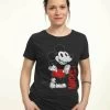 Disney Mickey Mouse And Friends Leaning - T-Shirt Print - Black -Disney e8c9632f87c540af9a3a4e3cd4020c81