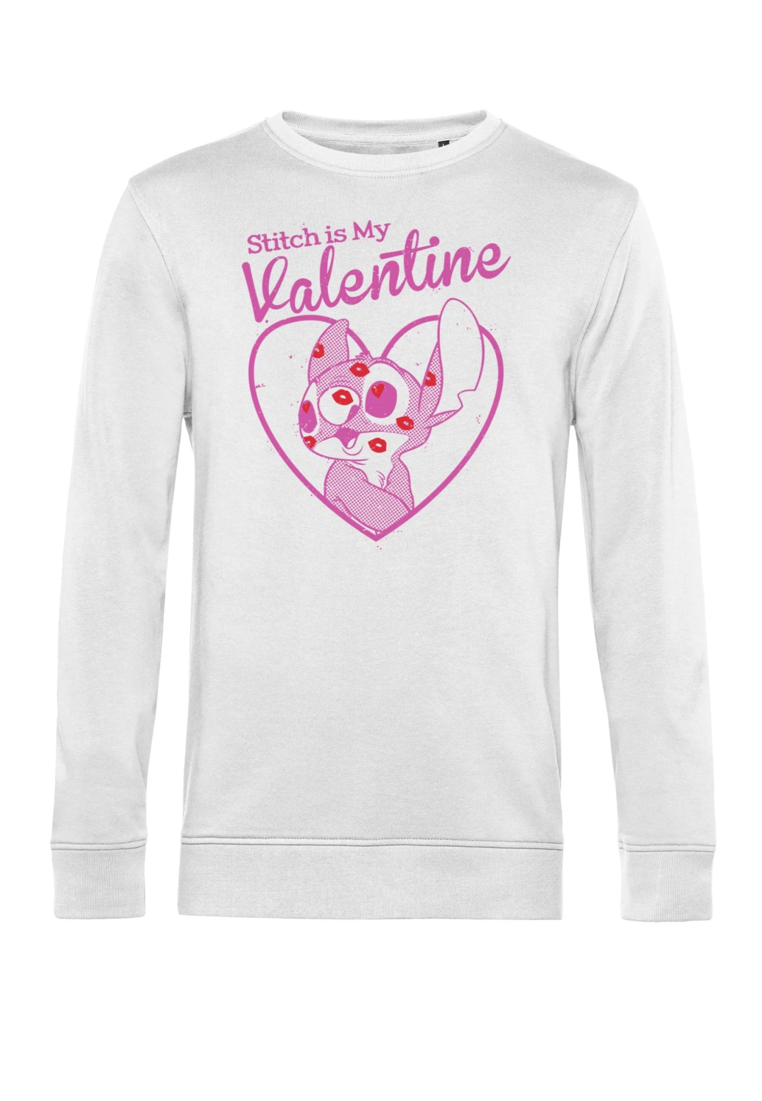 Disney Lilo & Stitch Stitch Valentine - Sweater - White 6 Disney Lilo & Stitch Stitch Valentine - Sweater - White - Afbeelding 4