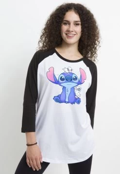 Disney Lilo Stitch Cute Ducks - Longsleeve - White Black 11 Disney Lilo Stitch Cute Ducks - Longsleeve - White Black -Disney eae7fa34b5a642a797b1caae754876f5