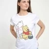 Disney Winnie The Pooh Pooh Line Art - T-Shirt Print - White