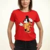 Disney Mickey Mouse & Friend Mickey Classic Kung Fu- T-Shirt Print - Red -Disney ece45e3169744031b05b069d7c3e868e