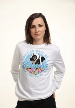 Disney Bambi Call Me A Flower - Sweater - White -Disney ed90a402a43442aaa794b1b0c076b100