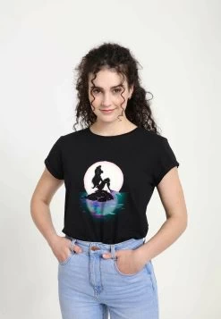 Disney The Little Mermaid Sunset Ariel - T-Shirt Print - Black -Disney ef801df6c9ac43779d220adba1752095