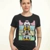 Disney Mickey Classic Crew Crop - T-Shirt Print - Black -Disney f400b1db7e28471280a4283c4316f967