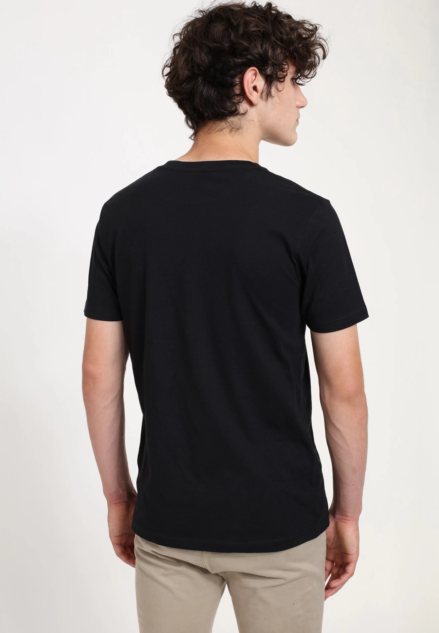 Disney Classic Mickey Donald Big Face Unisex - T-Shirt Print - Black 4 Disney Classic Mickey Donald Big Face Unisex - T-Shirt Print - Black - Afbeelding 2