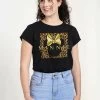 Disney Mickey Classic Leopard Square Minnie - T-Shirt Print - Black -Disney f6066b7bbb634b0d8152194997ce9ae8