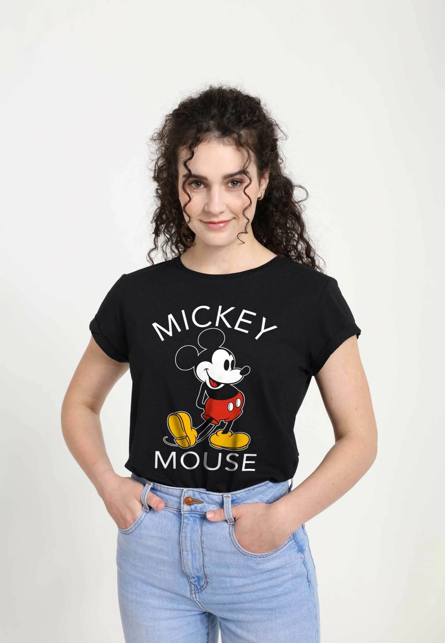 Disney Classic Mickey Mickey Classic - T-Shirt Print - Black 5 Disney Classic Mickey Mickey Classic - T-Shirt Print - Black - Afbeelding 3