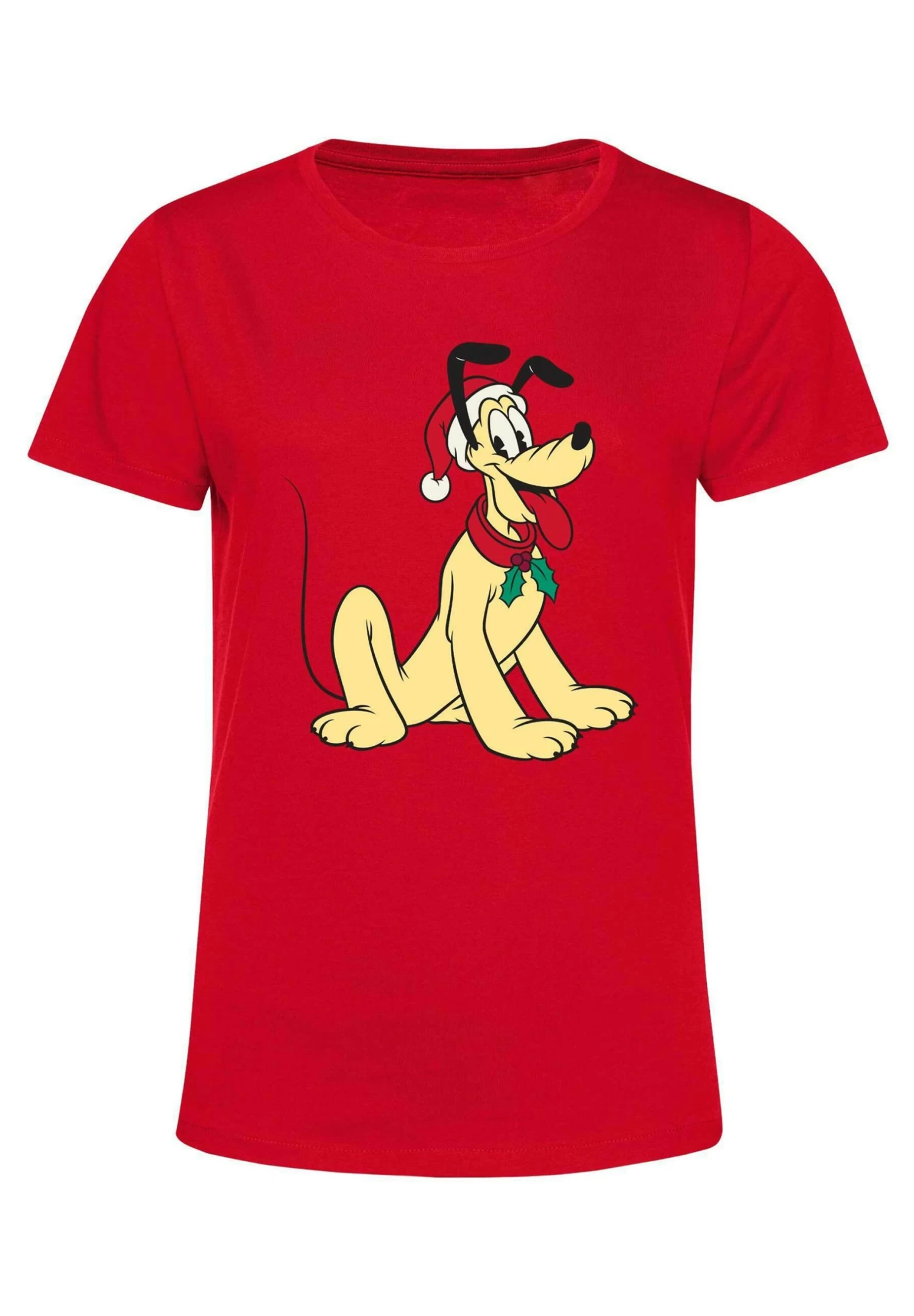 Disney Mickey Classic Pluto Hat - T-Shirt Print - Red 7 Disney Mickey Classic Pluto Hat - T-Shirt Print - Red - Afbeelding 5