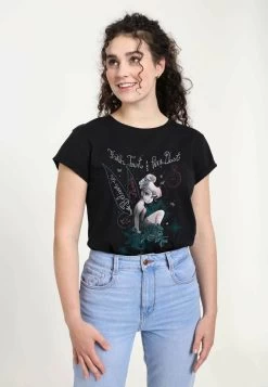 Disney Peter Pan Tink In Fairy Land - T-Shirt Print - Black -Disney fc8623965c7a4d3eadd8a0419d886cea