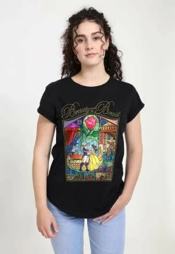 Disney Beauty & The Beast Beauty Story - T-Shirt Print - Black