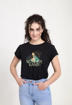 Disney Alice In Wonderland Alice Plant Smell- T-Shirt Print - Black -Disney fe6b128ea95a421b9872744d496f6438
