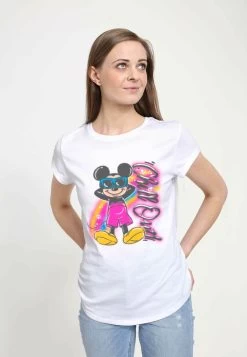 Disney Classic Mickey Airbrushed Mickey - T-Shirt Print - White 11 Disney Classic Mickey Airbrushed Mickey - T-Shirt Print - White -Disney fec33af3468d42a4866e0f14a4c0523a