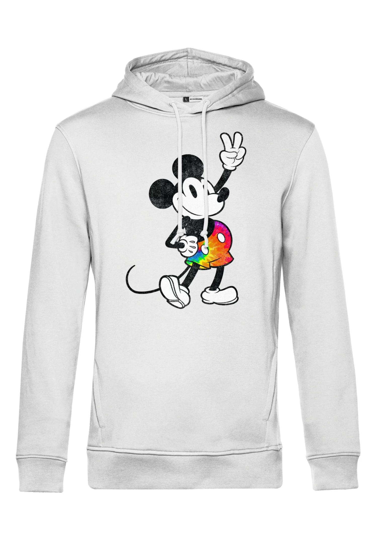 Disney Mickey Classic Tie Dye Stroked - Hoodie - White 6 Disney Mickey Classic Tie Dye Stroked - Hoodie - White - Afbeelding 4