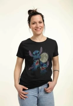 Disney LiloStitch Three Stitch Moon - T-Shirt Print - Black 9 Disney LiloStitch Three Stitch Moon - T-Shirt Print - Black -Disney fee1f77039c14110b14f026f894c7088