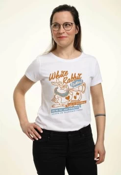 Disney Classics Alice In Wonderland Rabbit - T-Shirt Print - White 9 Disney Classics Alice In Wonderland Rabbit - T-Shirt Print - White -Disney ff76bfb6e53a43f8824d663c8f9d87d8
