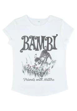 Disney Bambi Bambi Nature - T-Shirt Print - White 12 Disney Bambi Bambi Nature - T-Shirt Print - White -Disney ffbe63681097455fb68e22f61e70fdb3