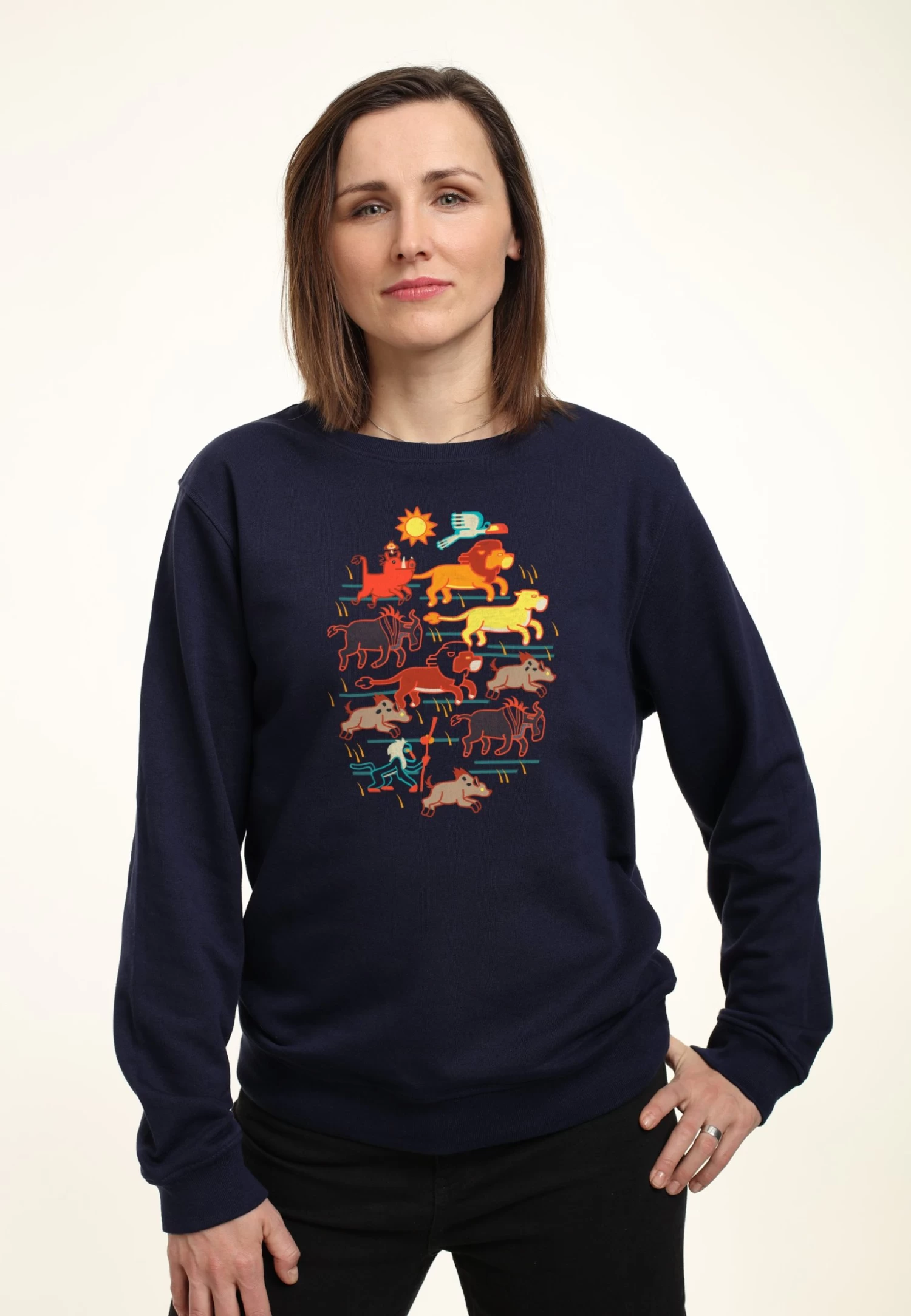 Disney The Lion King Stampede - Sweater - Navy Blue 3 Disney The Lion King Stampede - Sweater - Navy Blue