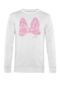 Disney Mickey & Friends Pink Leopard - Sweater - White -Disney 12be16fcb4b3450b80fcc1a011946a1f