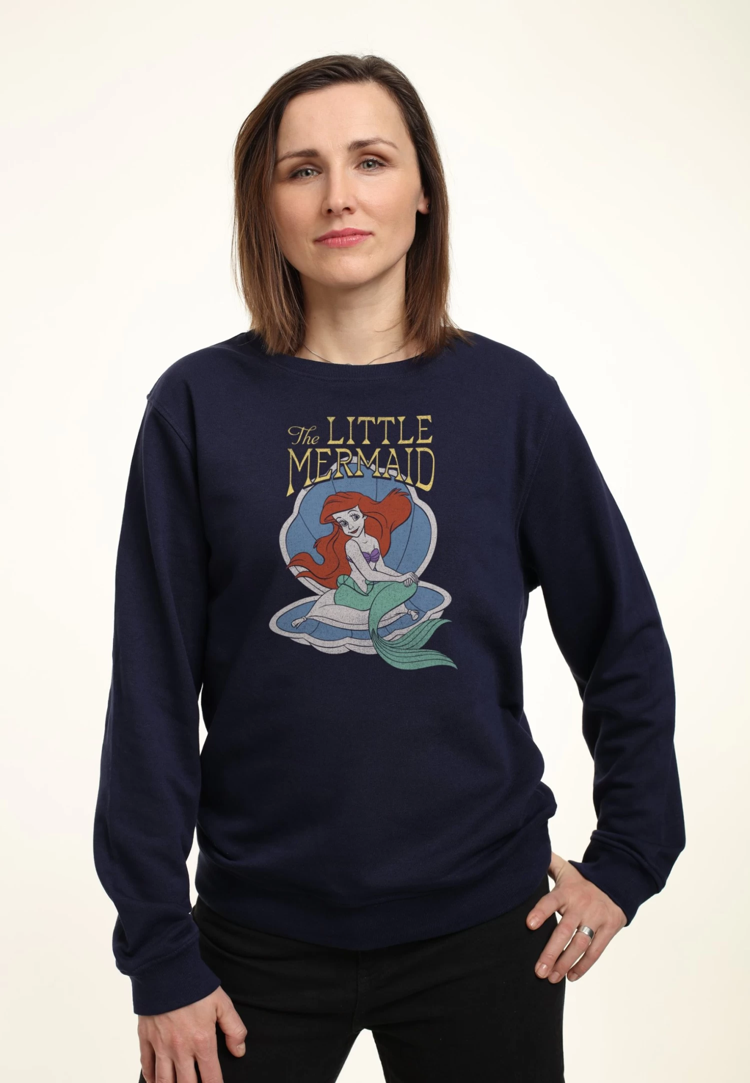 Disney The Little Mermaid Little Mermaid Redux - Sweater - Navy Blue 3 Disney The Little Mermaid Little Mermaid Redux - Sweater - Navy Blue