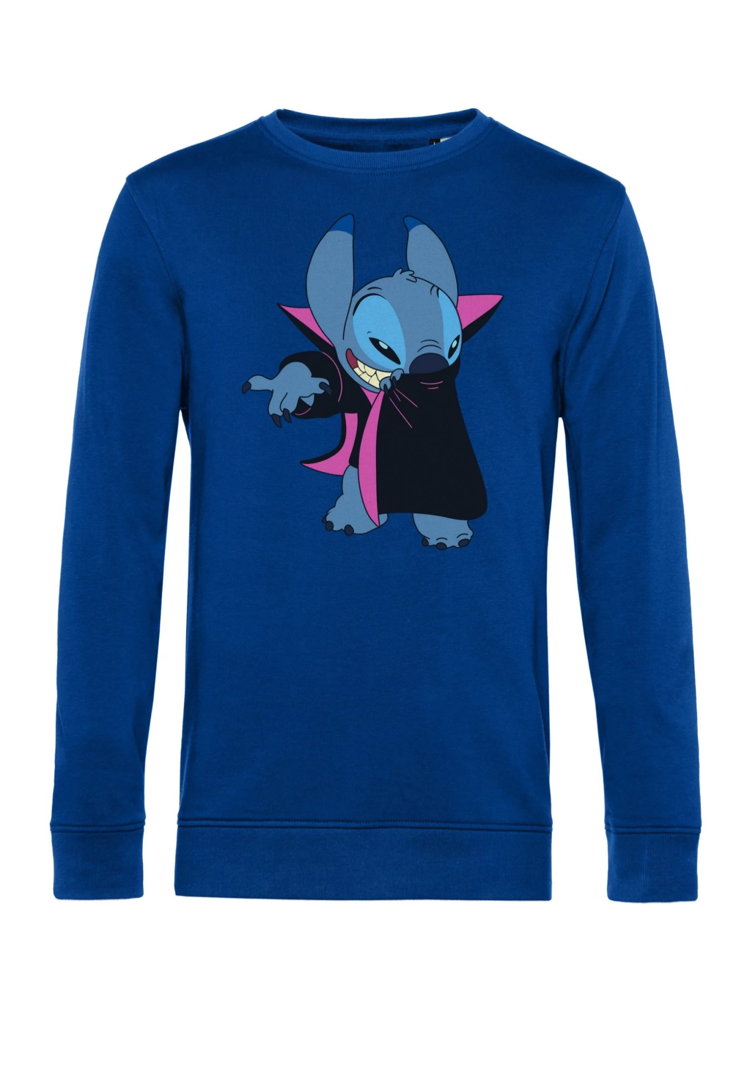 Disney Lilo & Stitch Vampire Stitch - Sweater - Royal Blue 6 Disney Lilo & Stitch Vampire Stitch - Sweater - Royal Blue - Afbeelding 4