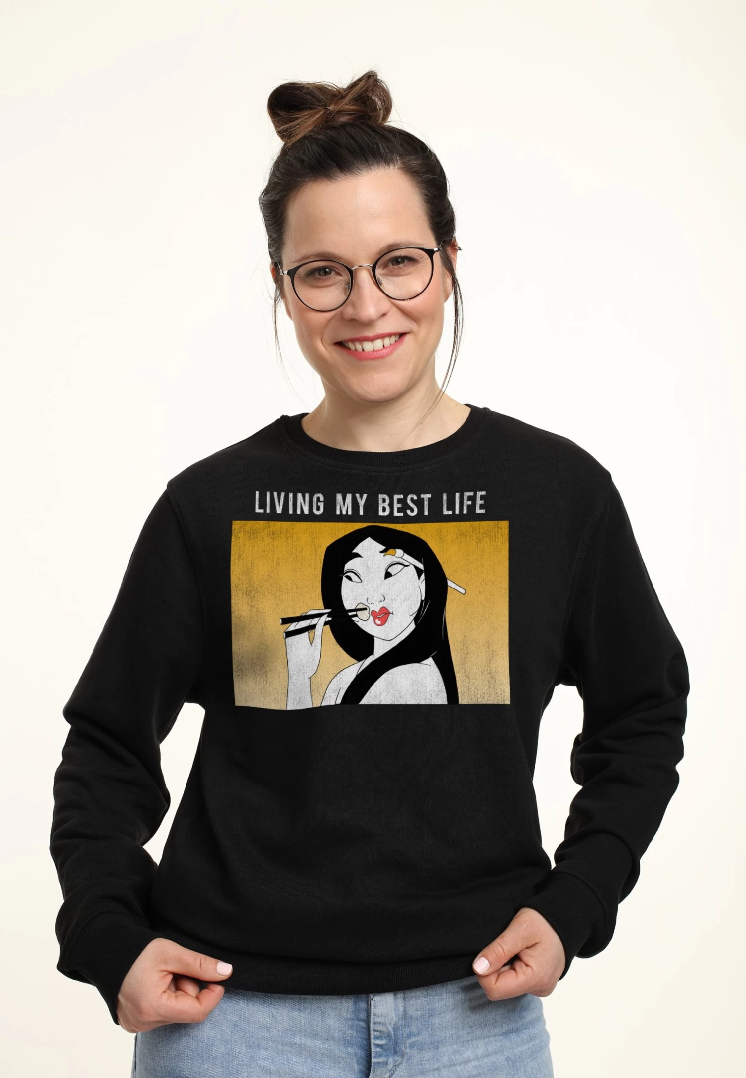 Disney Mulan Meme - Sweater - Black 3 Disney Mulan Meme - Sweater - Black