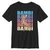 Disney Bambi Bambi Name Stacked - T-Shirt Print - Black -Disney 22a58dbff23d4edbb33cfbdf4e9d0b52