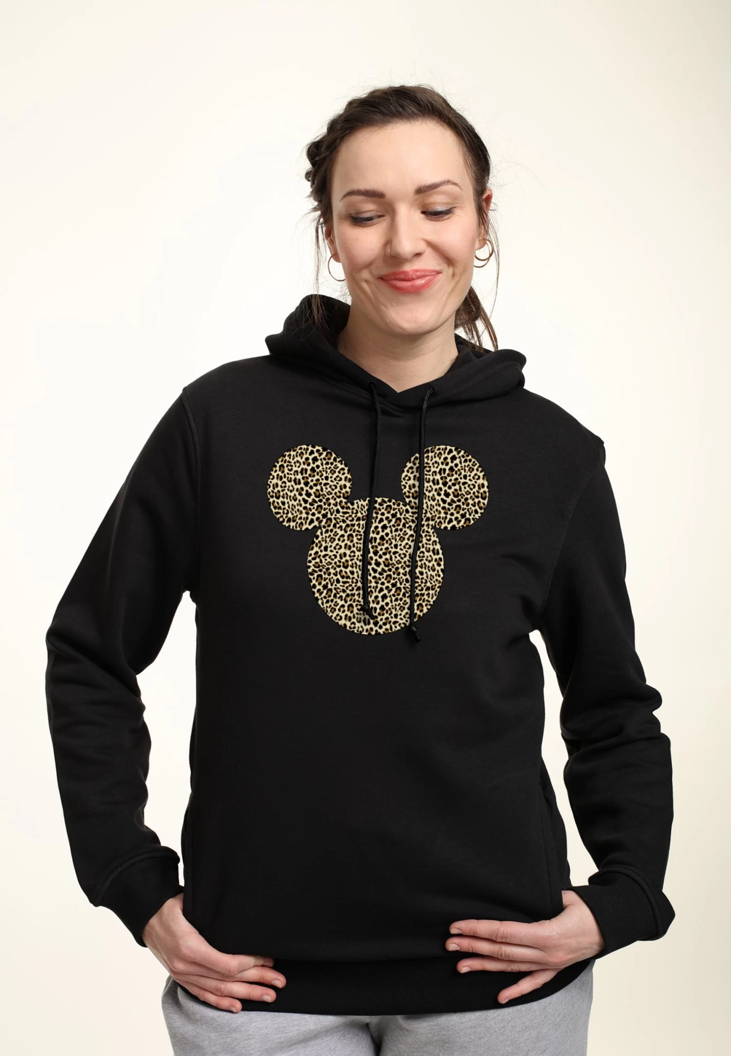 Disney Mickey Classic Animal Ears - Hoodie - Black 3 Disney Mickey Classic Animal Ears - Hoodie - Black
