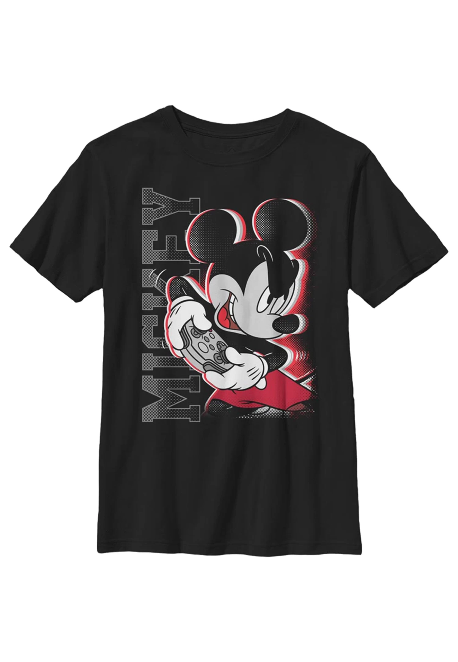 Disney Mickey Mouse Mickey Gamer - T-Shirt Print - Black 3 Disney Mickey Mouse Mickey Gamer - T-Shirt Print - Black