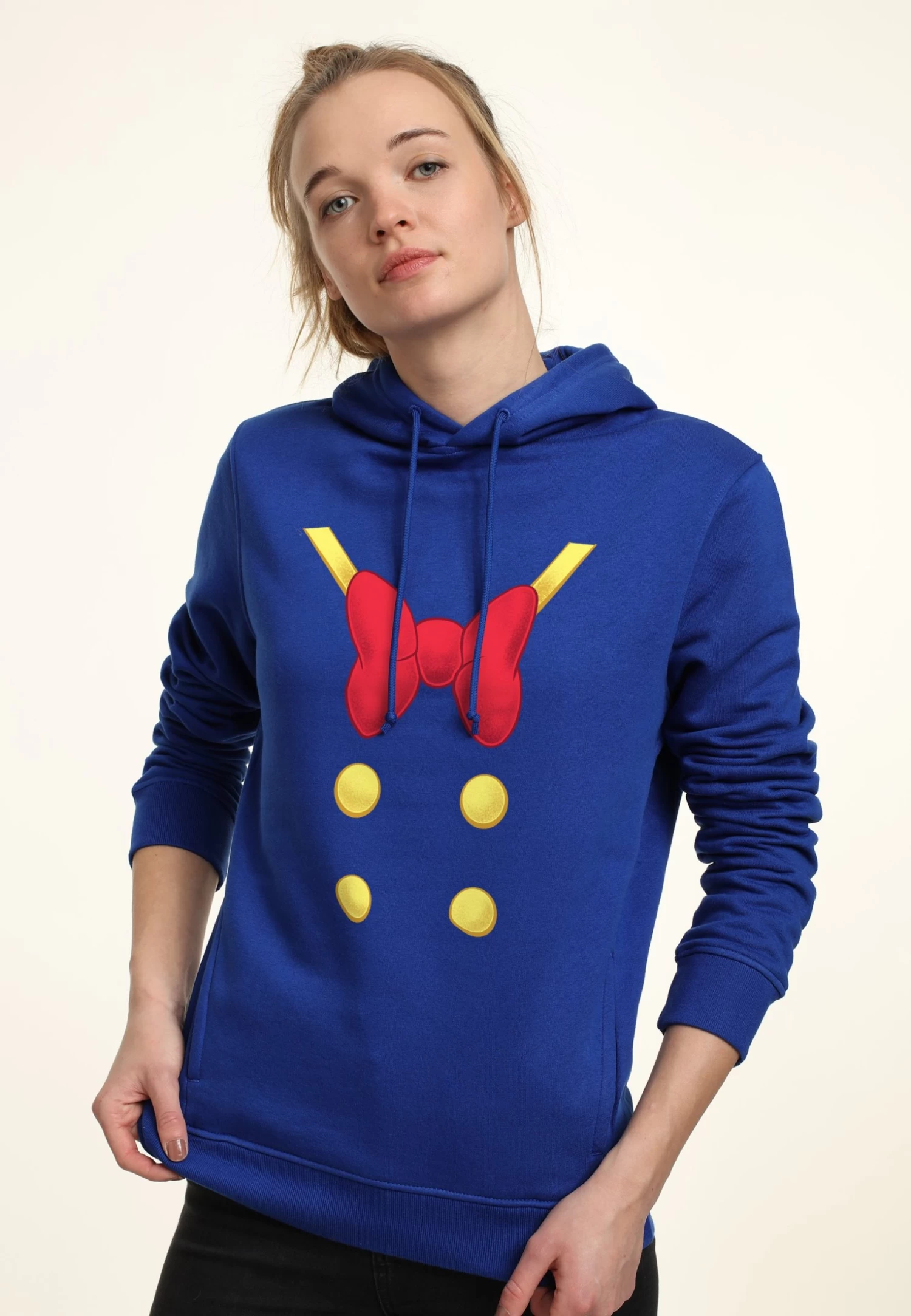Disney Classic Mickey Donald - Hoodie - Royal Blue 5 Disney Classic Mickey Donald - Hoodie - Royal Blue - Afbeelding 3