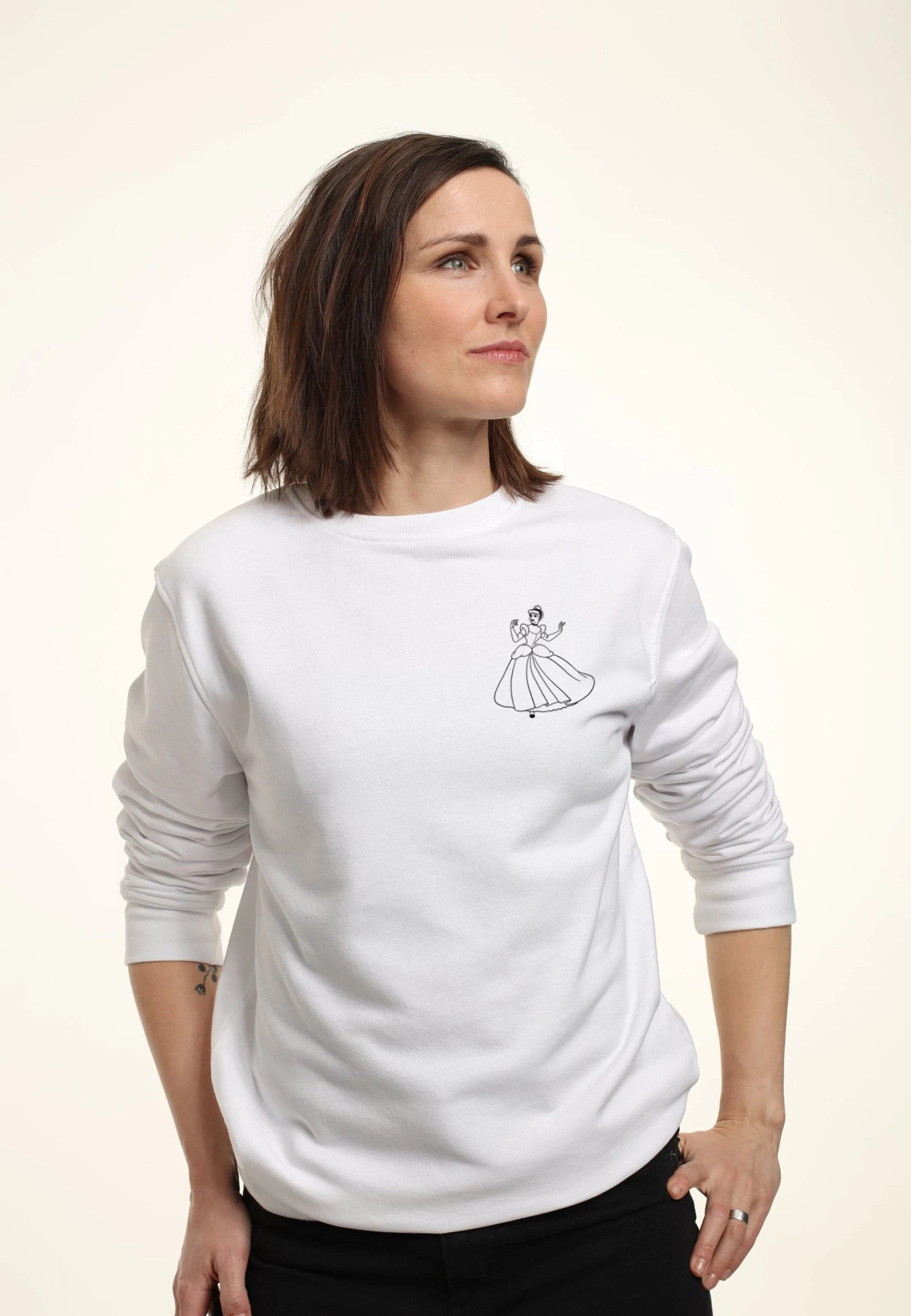 Disney Vintage Line Cinderella - Sweater - White 5 Disney Vintage Line Cinderella - Sweater - White - Afbeelding 3