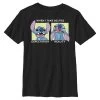 Disney Lilo & Stitch Stitch Selfie - T-Shirt Print - Black