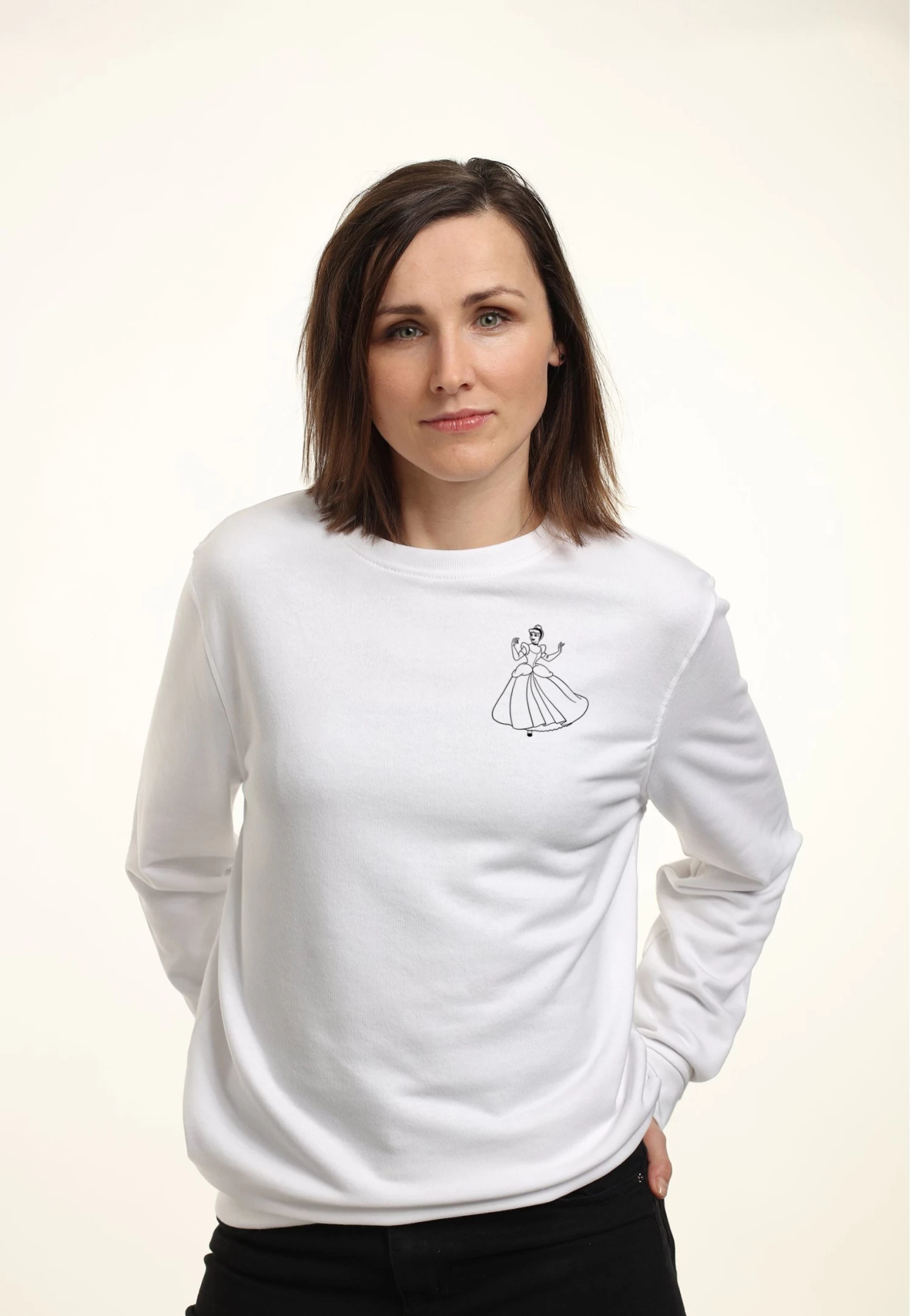 Disney Vintage Line Cinderella - Sweater - White 3 Disney Vintage Line Cinderella - Sweater - White