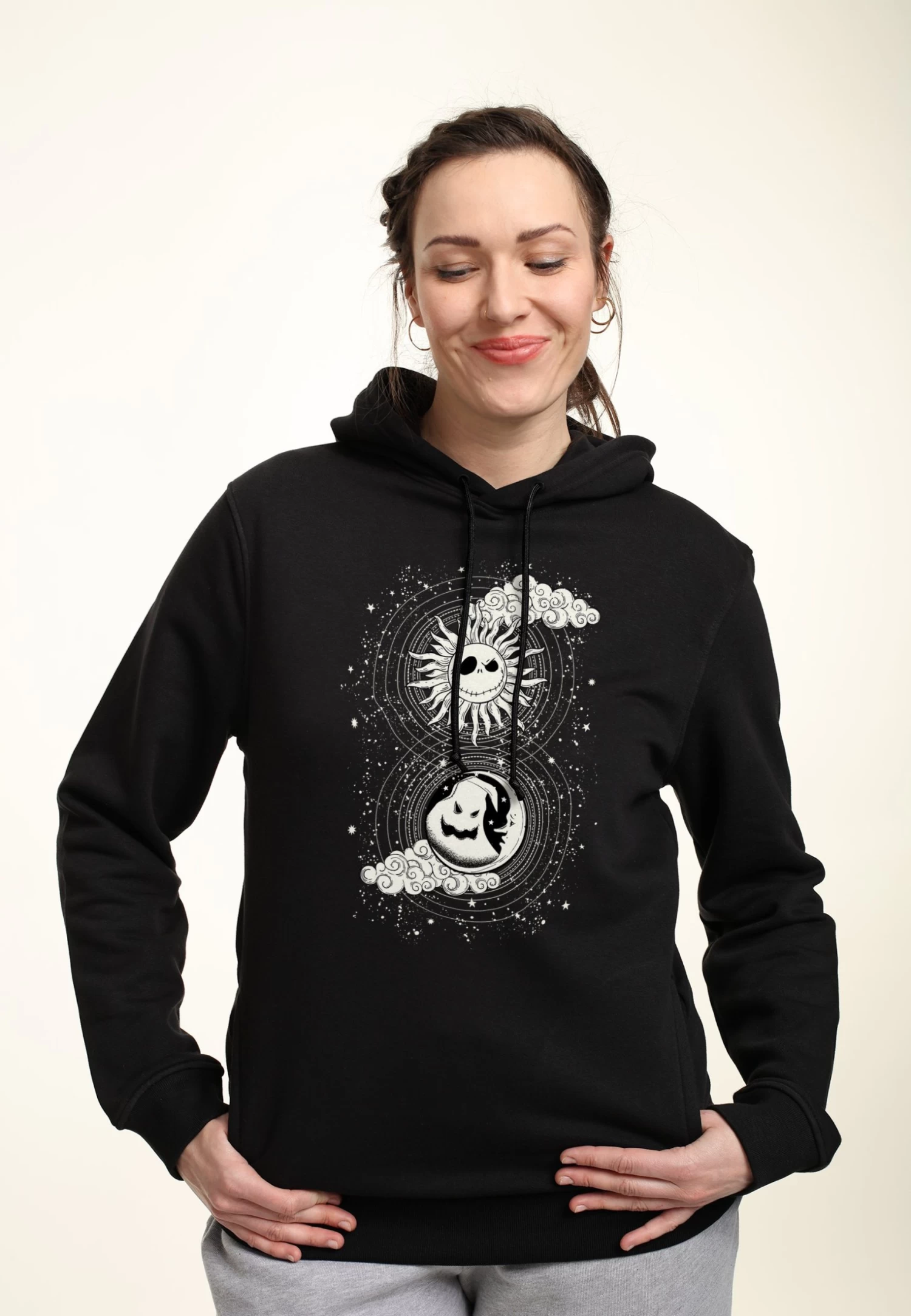 Disney Nightmare Before ChristmasOogie Celestial Clouds - Hoodie - Black 3 Disney Nightmare Before ChristmasOogie Celestial Clouds - Hoodie - Black