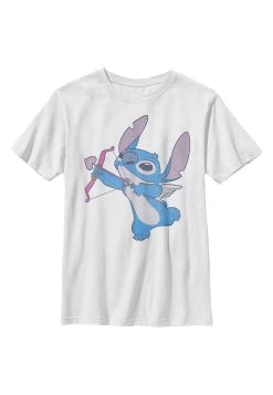 Disney Lilo & Stitch Love Shot - T-Shirt Print - White