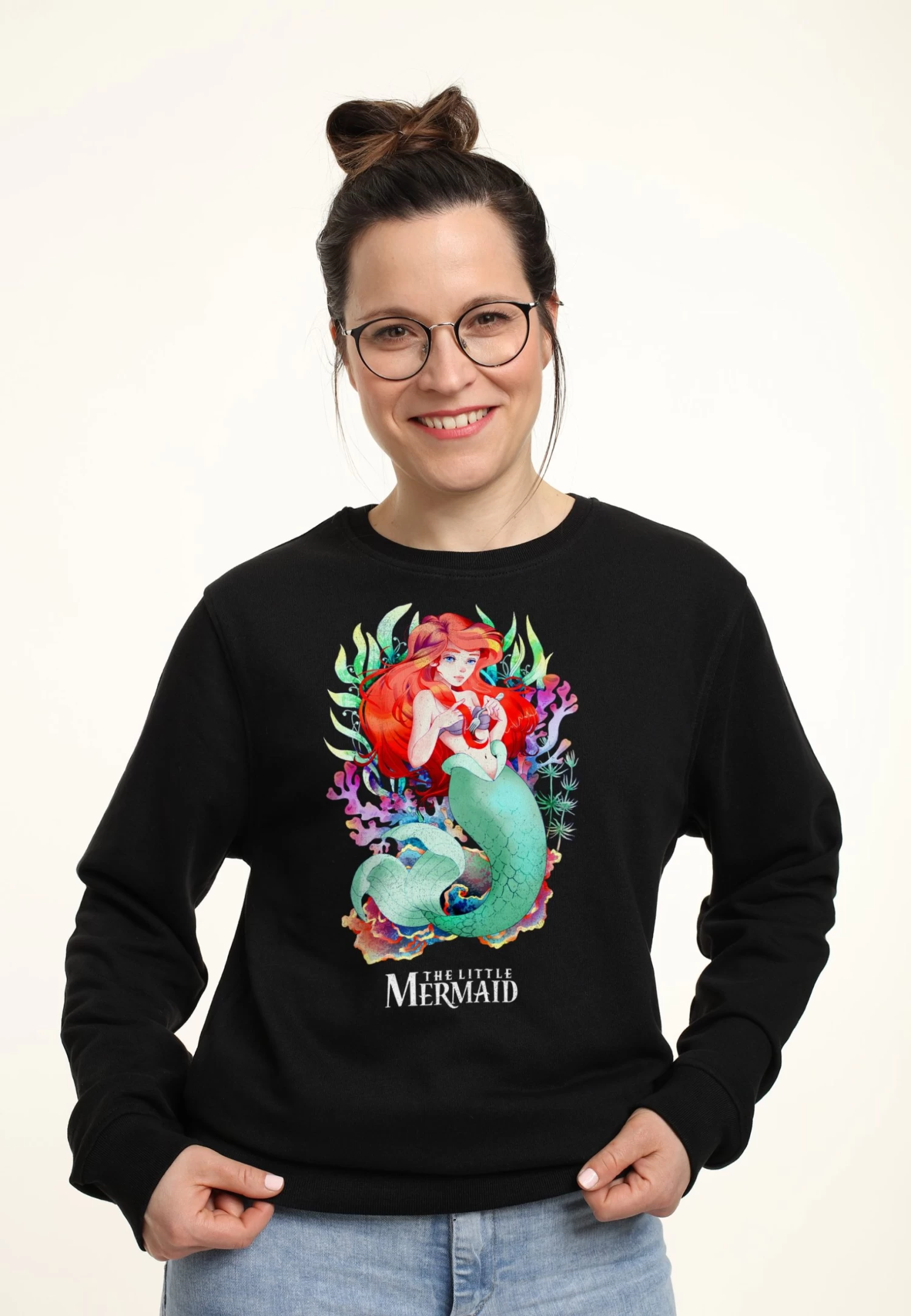 Disney The Little Mermaid Anime - Sweater - Black 3 Disney The Little Mermaid Anime - Sweater - Black