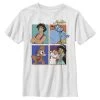 Disney Aladdin Aladdin Four - T-Shirt Print - White