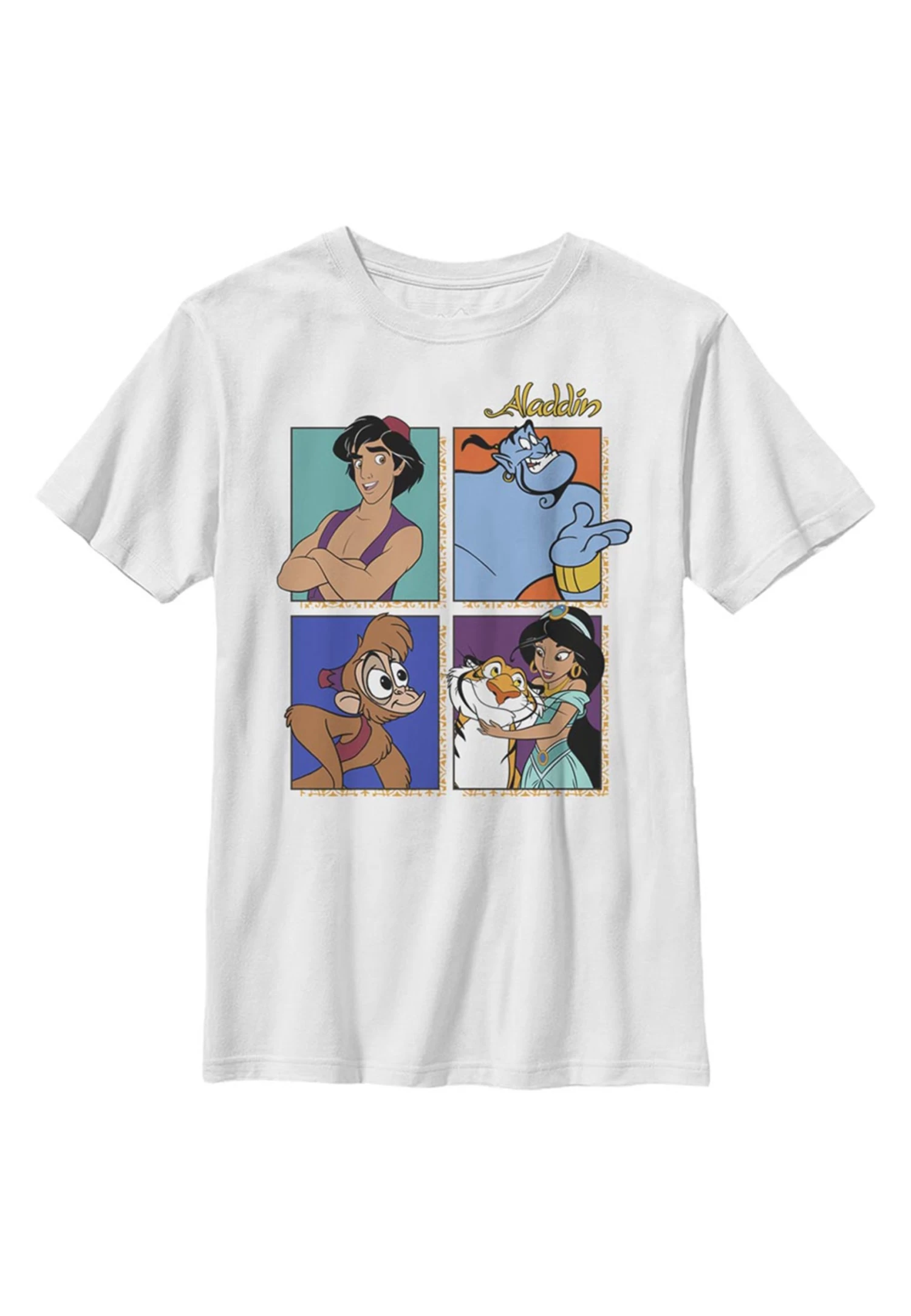 Disney Aladdin Aladdin Four - T-Shirt Print - White 3 Disney Aladdin Aladdin Four - T-Shirt Print - White
