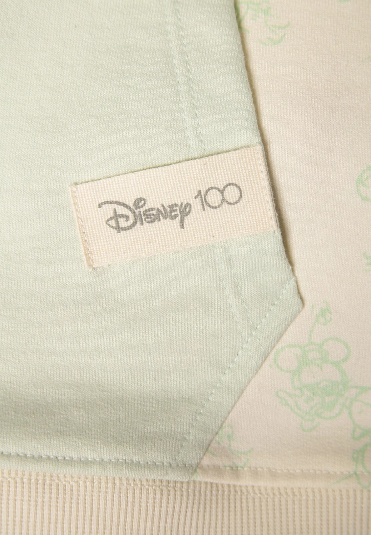Disney - Sweater Met Rits - Vanille Mint 5 Disney - Sweater Met Rits - Vanille Mint - Afbeelding 3