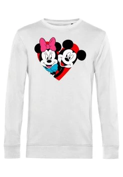 Disney Mickey Mouse Mickey Minnie Heart - Sweater - White -Disney 7188c6c3254c4b71973771d4590ad286
