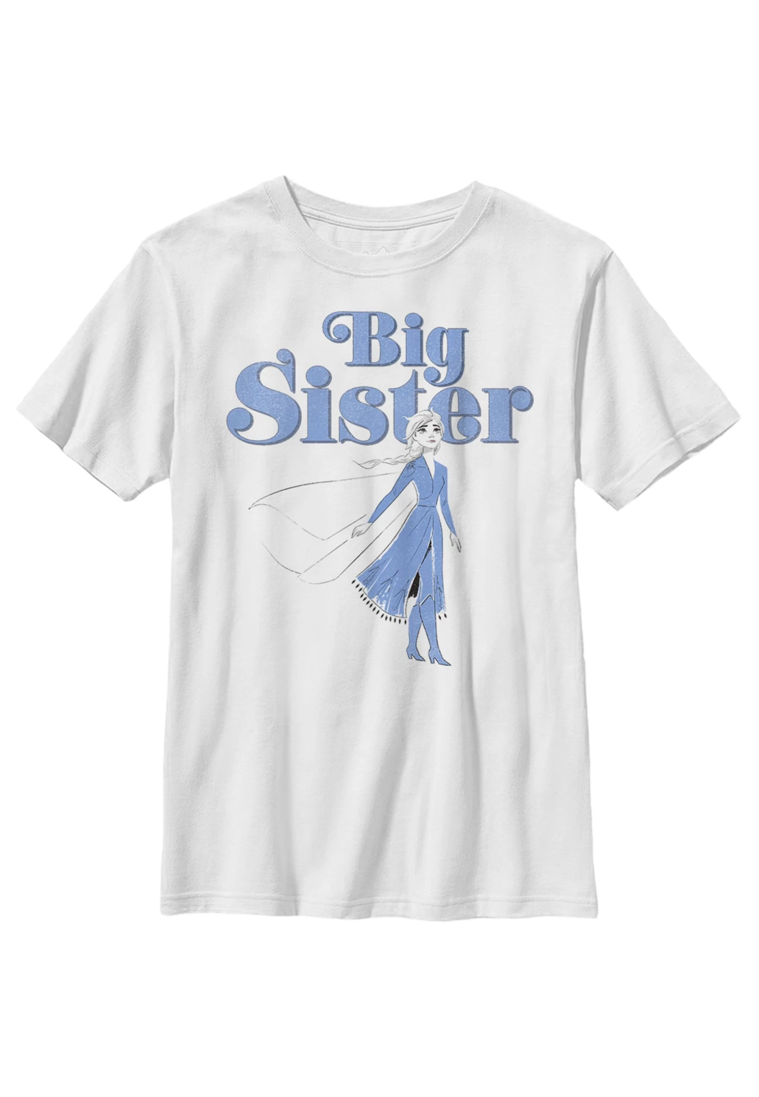 Disney Frozen 2 Big Sister - T-Shirt Print - White 3 Disney Frozen 2 Big Sister - T-Shirt Print - White