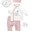 Disney 5Tlg Set Sweets Meets Disney - Pyjama - Weiß Rosa -Disney 8176d4608d0f4930a6e856a4fd2709b8