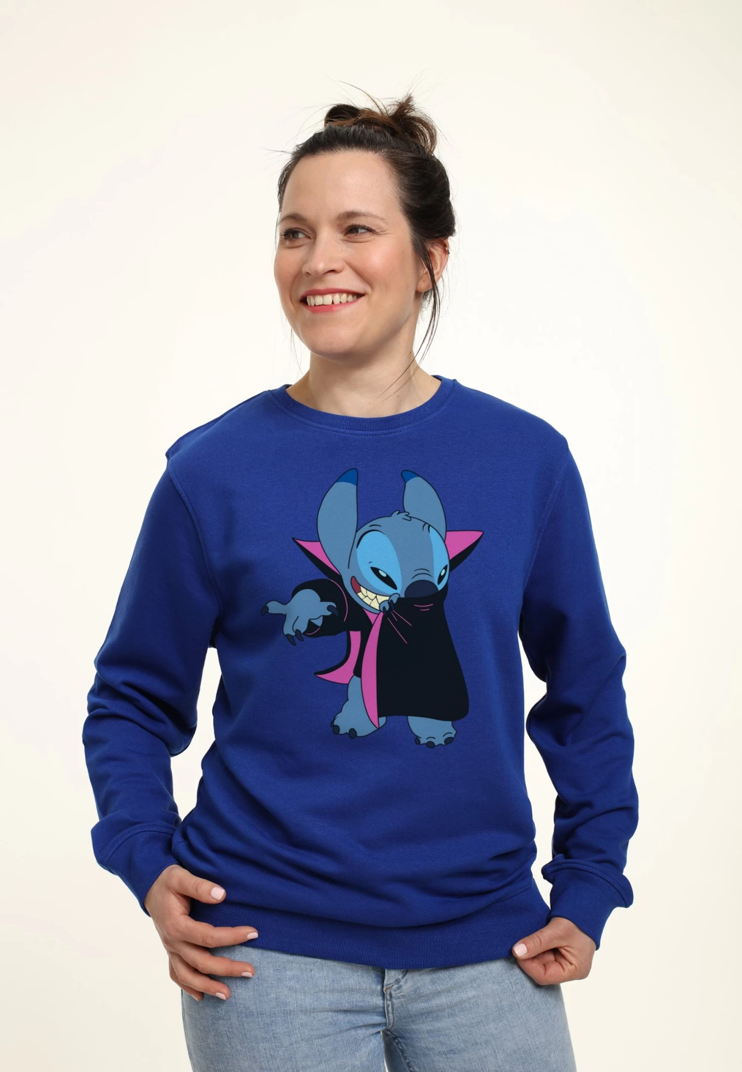 Disney Lilo & Stitch Vampire Stitch - Sweater - Royal Blue 3 Disney Lilo & Stitch Vampire Stitch - Sweater - Royal Blue