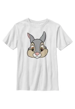 Disney Bambi Thumper Big Face - T-Shirt Print - White