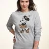 Disney Mickey & Friends Leopard Mouse - Sweater - Heather Grey -Disney 8d579908e95541c3b543cbed1c35e066