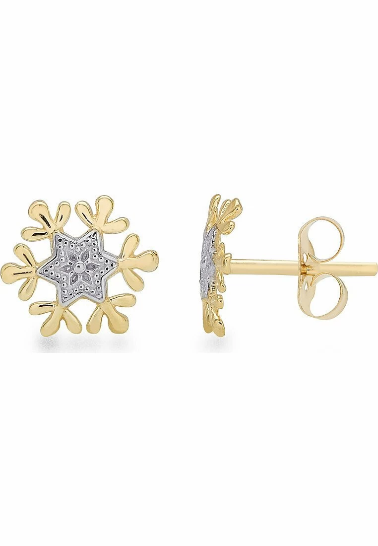 Gelbgold - Oorbellen - Bicolor 6 Gelbgold - Oorbellen - Bicolor - Afbeelding 4