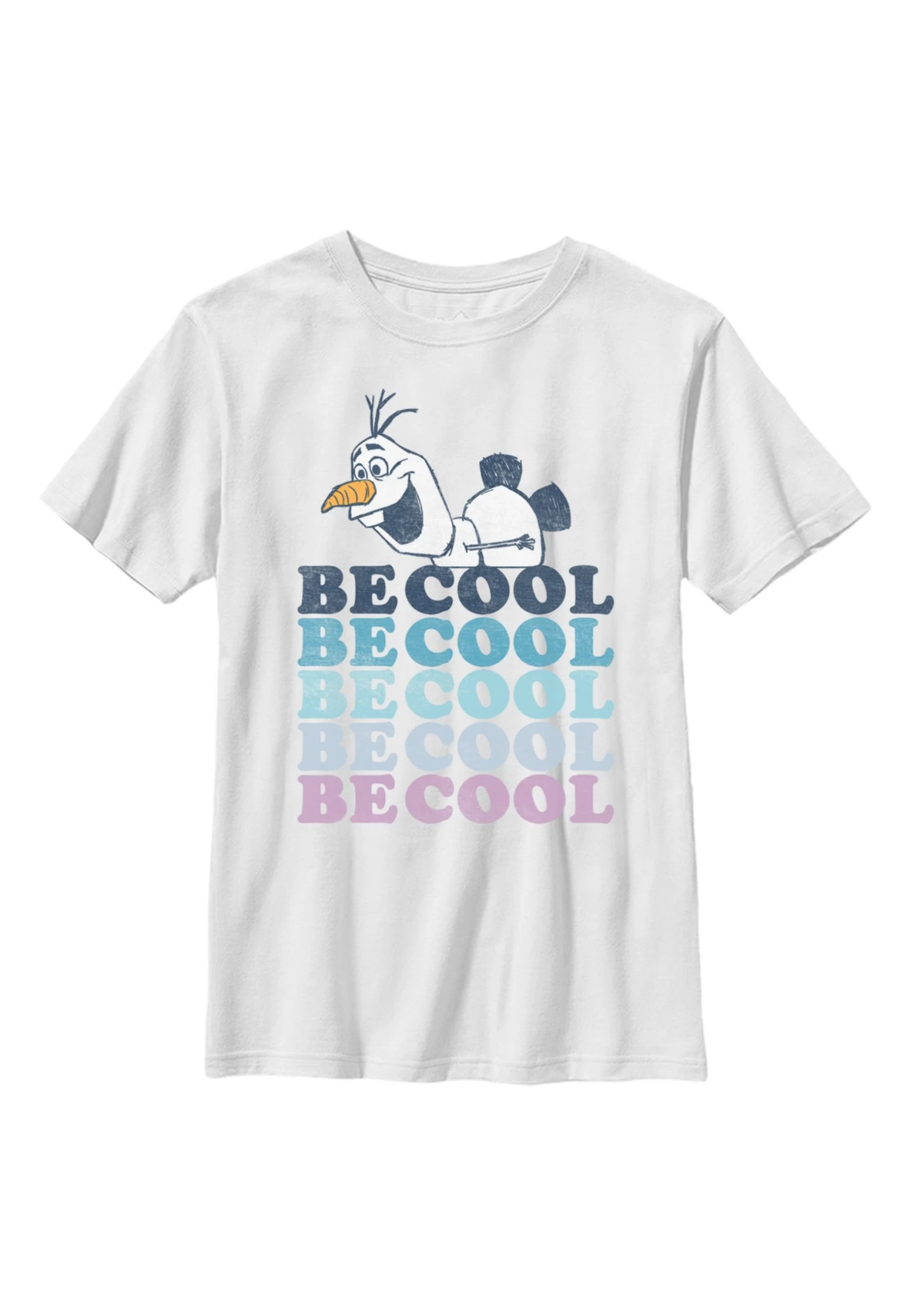 Disney Frozen 2 Olaf Be Cool - T-Shirt Print - White 3 Disney Frozen 2 Olaf Be Cool - T-Shirt Print - White